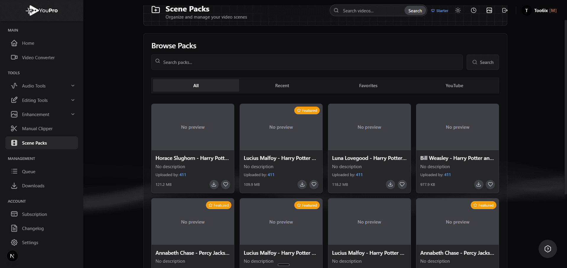 Scene Packs